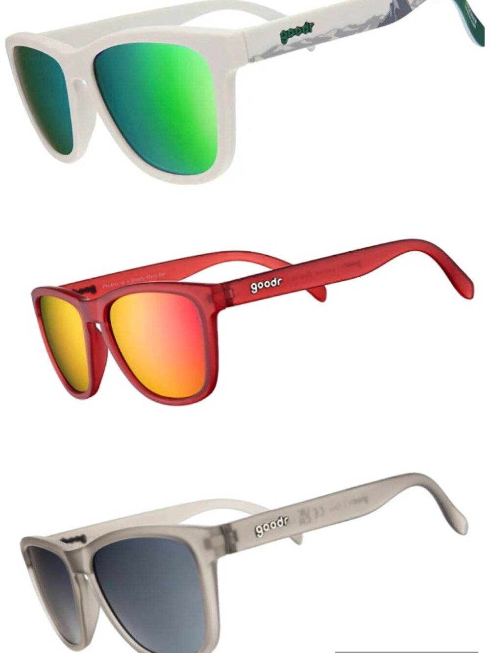 FOUR Pair Goodr Sunglasses